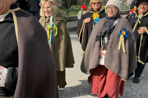 Il carnevale per la pace in giallo e blu di Leini 20250323 102