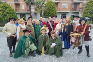 Il carnevale per la pace in giallo e blu di Leini 20250323 13