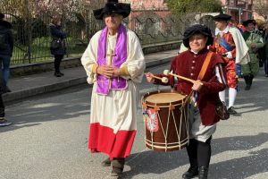 Il carnevale per la pace in giallo e blu di Leini 20250323 110