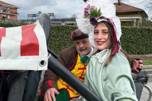 Il carnevale per la pace in giallo e blu di Leini 20250323 120