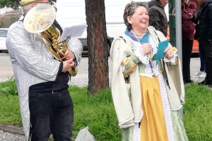 Il carnevale per la pace in giallo e blu di Leini 20250323 57