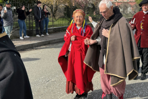 Il carnevale per la pace in giallo e blu di Leini 20250323 98