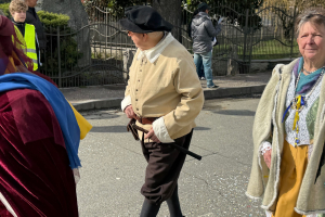 Il carnevale per la pace in giallo e blu di Leini 20250323 104