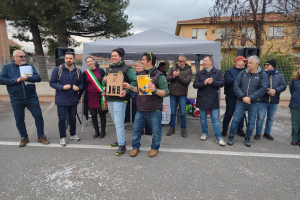 Il carnevale per la pace in giallo e blu di Leini 20250323 125