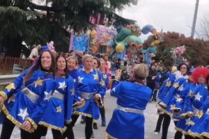 Il carnevale per la pace in giallo e blu di Leini 20250323 7