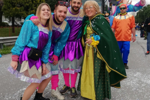 Il carnevale per la pace in giallo e blu di Leini 20250323 58